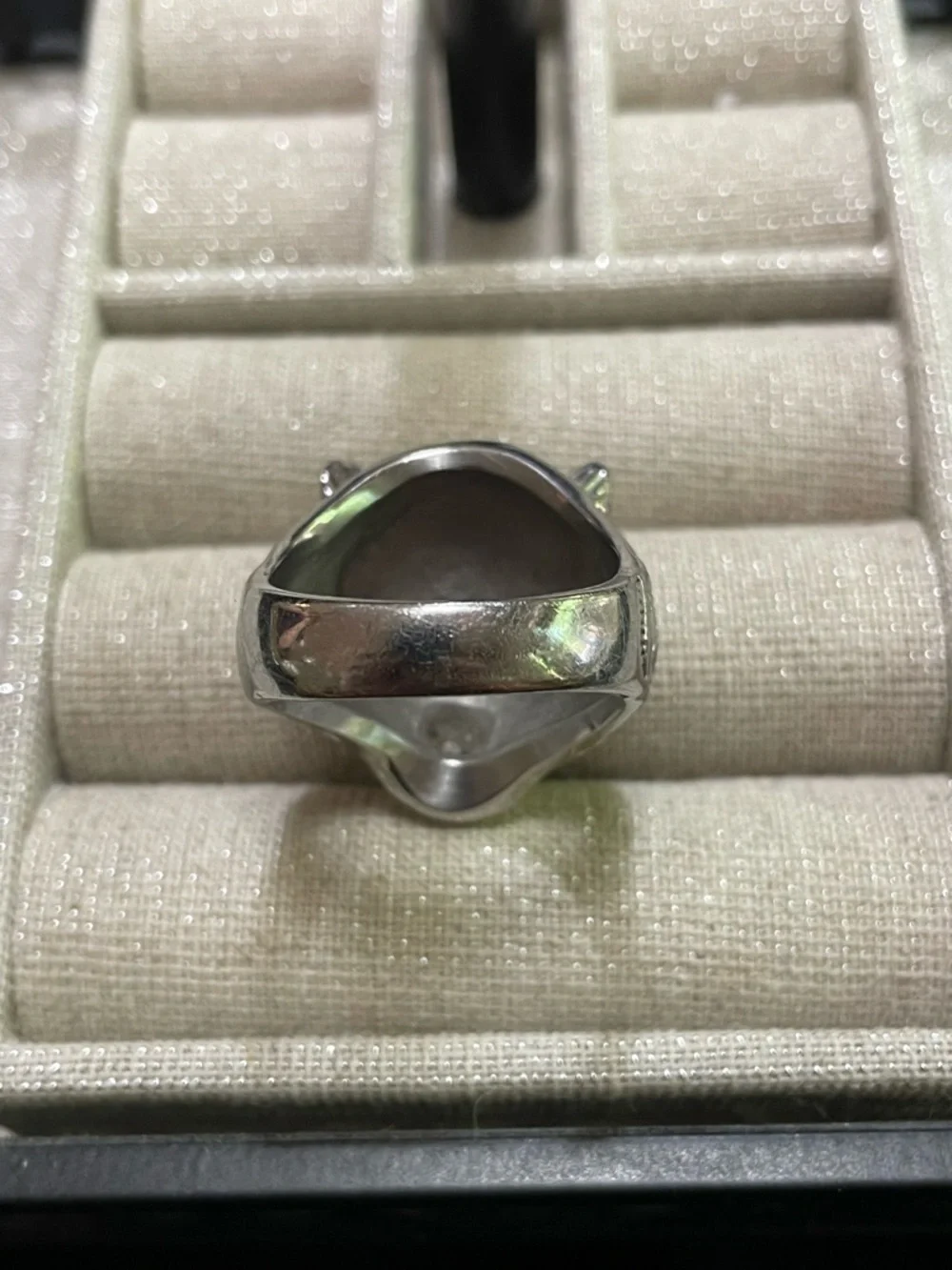 Stainless Steel Tiger Ring Size 11.5 Chunky Statement‎ Safari
